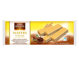 Imagen del producto - Gofres con relleno de crema de cacao 250g