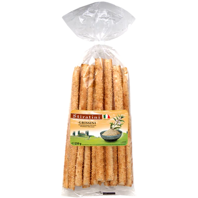 Imagen del producto 1 - Grissini palitos con s&eacute;samo 250g