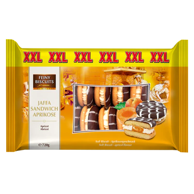 Imagen del producto 1 - Jaffa Sandwich crema-albaricoque 720g