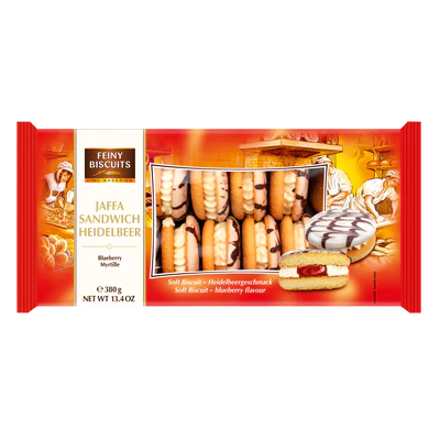 Imagen del producto 1 - Jaffa Sandwich crema-arándano 380g