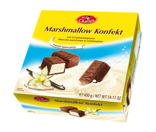 Imagen del producto - Malvaviscos con cobertura de chocolate 400g