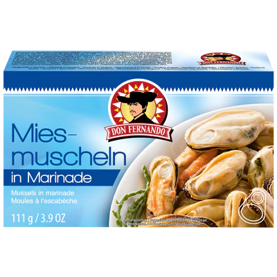 Imagen del producto 1 - Mejillones marinados 111g