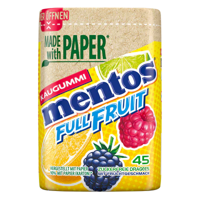 Imagen del producto 1 - Mentos Full Fruit Goma de mascar 90g