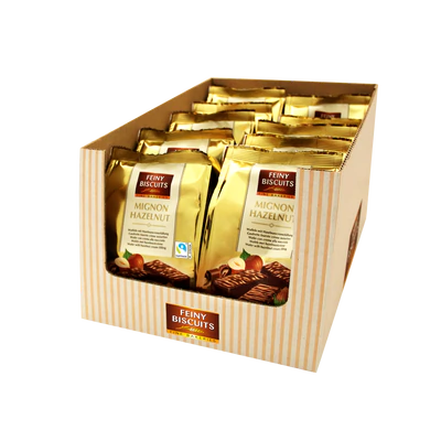 Imagen del producto 2 - Mignon gofres con relleno de crema de avellana 200g