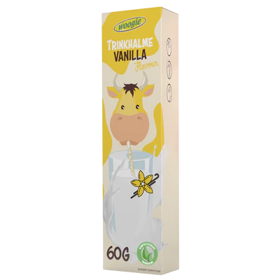 Imagen del producto 1 - Pajitas con granulos de vainilla 60g (10x6g)