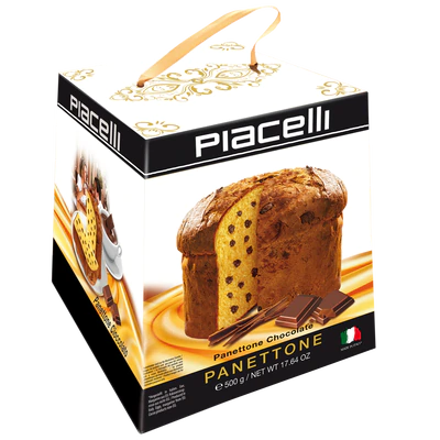Imagen del producto 1 - Pastel de levadura Panettone Chocolate 500g