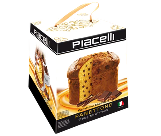 Imagen del producto - Pastel de levadura Panettone Chocolate 500g