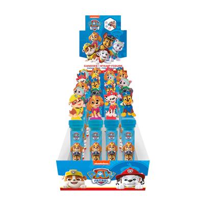 Imagen del producto 1 - Paw Patrol sello con comprimido de dextrosa 24x8g expositor de mostrador