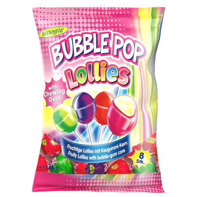 Imagen del producto 1 - Piruletas Bubble Pop 144g