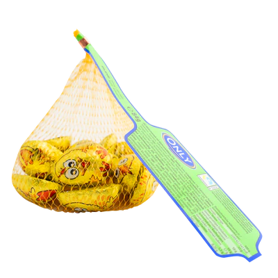 Imagen del producto 1 - Pollitos dorados de chocolate con leche con relleno de crema de leche 84g