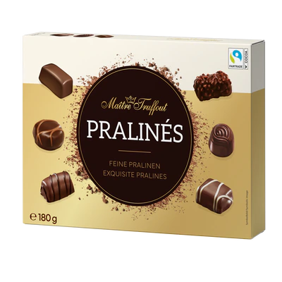 Imagen del producto 1 - Surtido de pralin&eacute;s Exquisite 180g