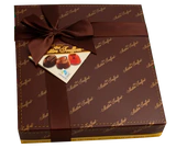 Imagen del producto 1 - Surtido de pralinés de Bélgica en embalaje de regalo marrón oscuro 200g