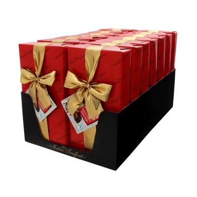 Imagen del producto 2 - Surtido de pralinés de Bélgica en embalaje de regalo rojo 100g