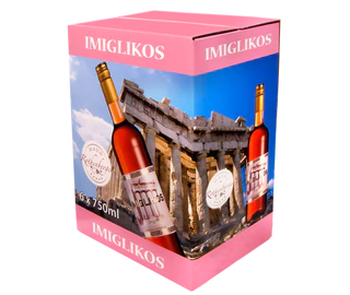 Imagen del producto 2 - Vino rosado Imiglikos dulce 11% vol. 0,75l