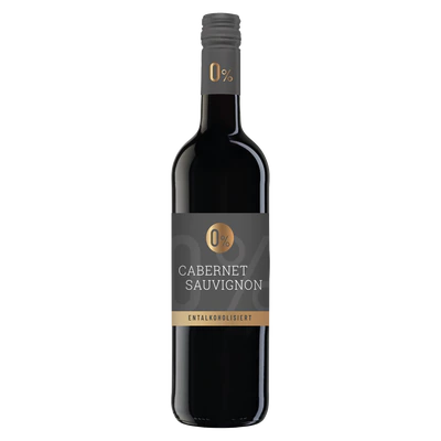Imagen del producto 1 - Vino tinto Cabernet Sauvignon desalcoholizado de Espa&ntilde;a 0,75l