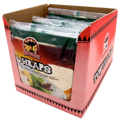 Imagen del producto 2 - Wraps tortillas de harina trigo 370g (6x25cm)