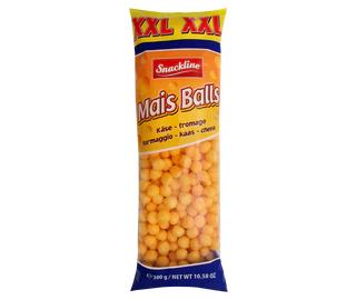 Imagen del producto 1 - XXL Bolas de maíz con sabor de queso salado 125g