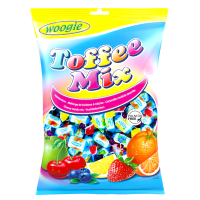 Imagine produs 1 - Caramele gumate mixte toffee mix, punga 1kg