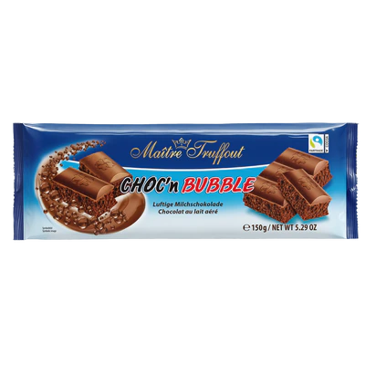 Imagine produs 1 - Choc'n Bubble aerisita ciocolata cu lapte 150g