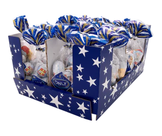 Imagine produs 2 - Ciocolata cu lapte ornamente mixte 100g