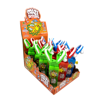 Imagine produs 1 - Crazy Biter - lollipop 17g display de tejghea