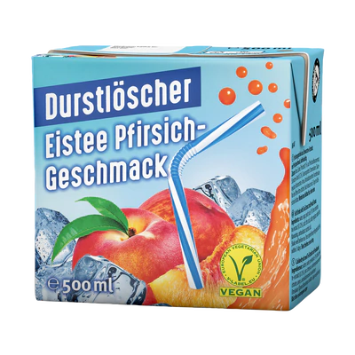 Imagine produs 1 - Durstl&ouml;scher ceai rece de piersici 500ml