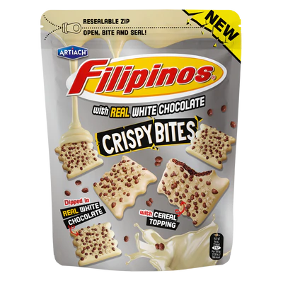 Imagine produs 1 - Filipinos Crispy Bites White Chocolate 100g