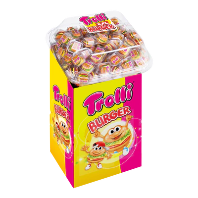 Imagine produs 1 - Gummi burger 180x50g display