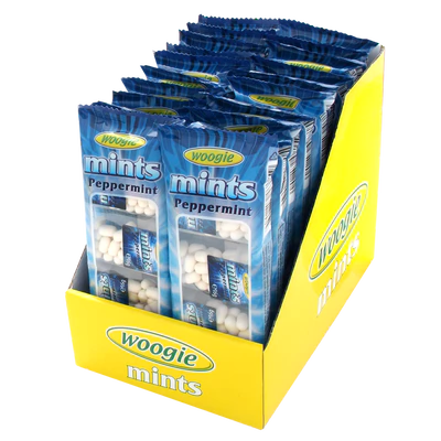 Imagine produs 2 - Mints peppermint - drajeuri cu zahar si aroma de menta 4x16g