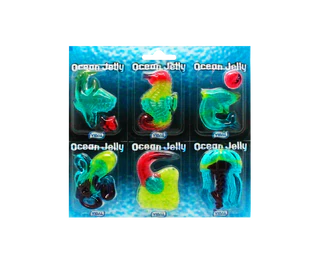 Imagine produs 2 - Ocean Jelly jeleuri de fructe gumate in formă animale de mare 66g (11x6 bucăți a 11g) Display