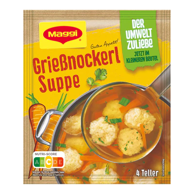 Imagine produs 1 - Poftă bună "Supă de găluște de gris" 56g pachet Maggi-Nestlé