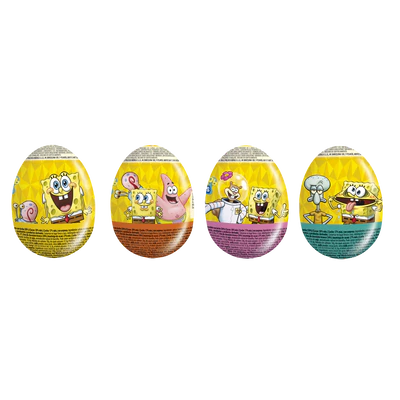 Imagine produs 2 - Spongebob oua surpriza ciocolată 48x20g display de tejghea