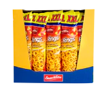 Imagine produs 2 - XXL Inele din porumb cu aromă de pizza &ndash; gustare din porumb 300g