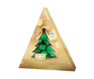 Immagine prodotto 1 - Albero di Natale praline ripieno con crema di menta 148g