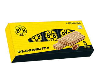 Immagine prodotto 1 - BVB Wafer con crema di cioccolata (5x45g) 225g
