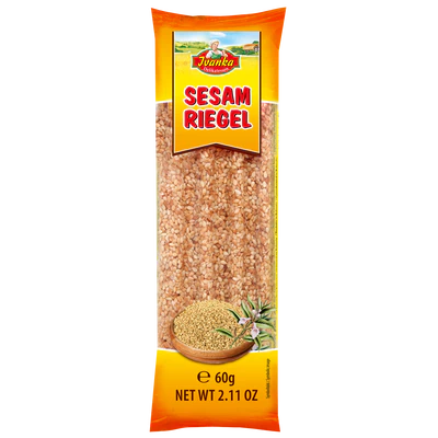 Immagine prodotto 1 - Barretta caramellata al sesamo 60g