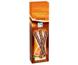 Immagine prodotto 1 - Bastoncini di cioccolata al latte con ripieno di arancia 75g