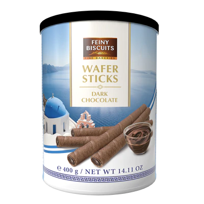 Immagine prodotto 1 - Bastoncini di wafer con crema di cioccolata fondente 400g