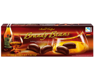 Immagine prodotto - Brandy Beans - fagioli di cioccolata con brandy 6% vol. 200g