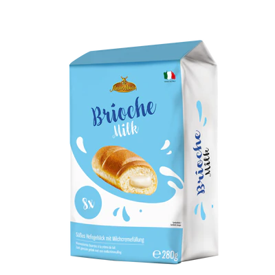 Immagine prodotto 1 - Brioches ripiene di crema al latte 280g