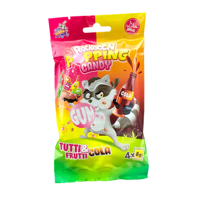 Immagine prodotto 2 - Caramelle popping & Gomma da masticare  32g (4x8g)