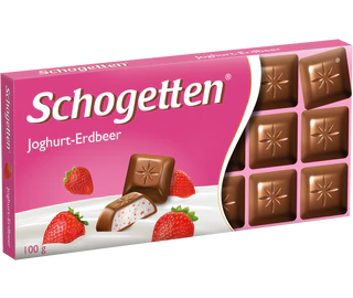 Immagine prodotto - Cioccolata yogurt-fragola 100g