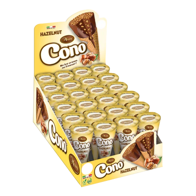 Immagine prodotto 1 - Cono Coni Waffle Nocciola 24x25g expo banco