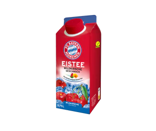 Immagine prodotto - FC Bayern Munich tè freddo ciliegio selvatico 30% meno di zucchero 0,75l
