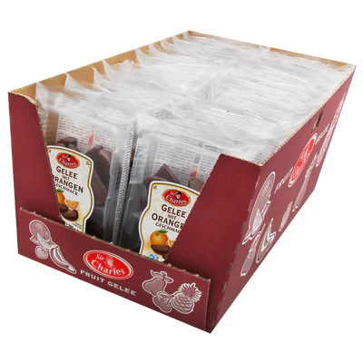 Immagine prodotto 2 - Gelatina ricoperta di cioccolata al gusto di arancia 200g