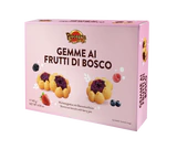 Immagine prodotto - Gemme al frutti di bosco - Biscotti di pasta frolla con confettura ai frutti di bosco 140g