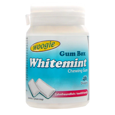 Immagine prodotto 1 - Gomma da masticare whitemint senza zucchero 64,4g