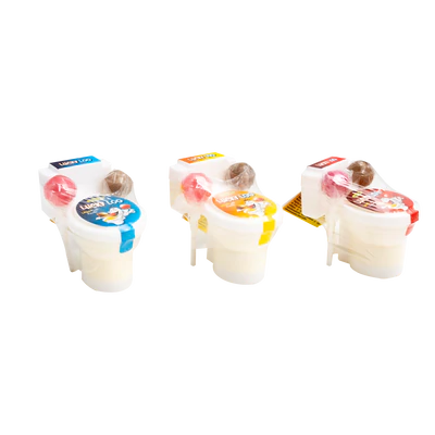 Immagine prodotto 2 - Lucky Loo con lecca-lecca e polvere di sorbetto 20g expo baco