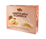 Immagine prodotto - Lunette Mela e Cannella - Biscotti di pasta frolla con ripieno alla mela e cannella 140g