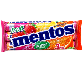 Immagine prodotto - Mentos caramelle frutta 3x38g